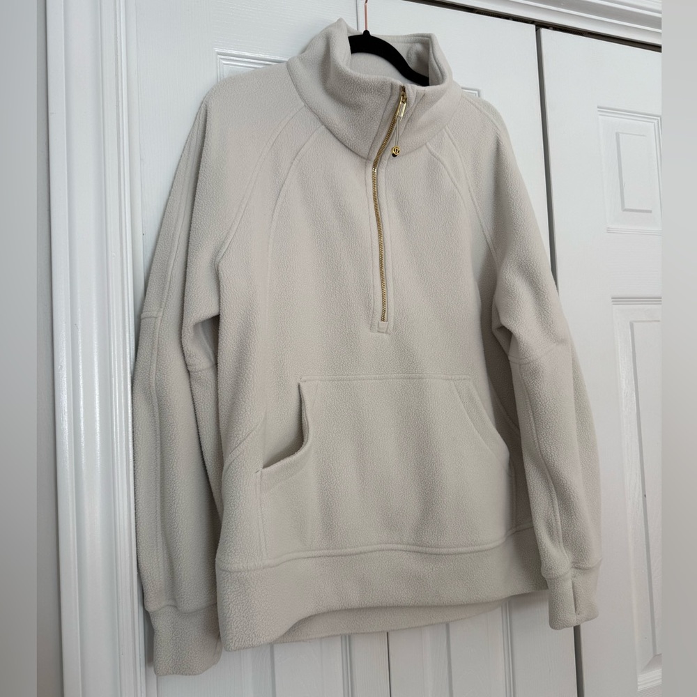 Lululemon Scuba Tumbled Fleece Funnel-Neck Half Zip